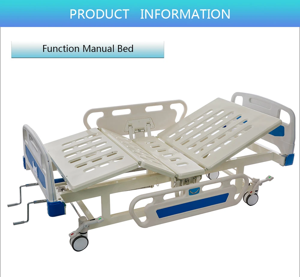 Bc02-3 Medical Furniture Comfortable Hospital Patient Cot for Nursing Care