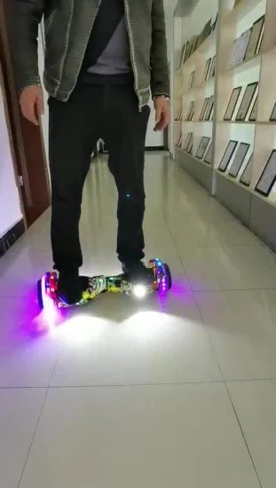 Hoverboard 36V 500W 8 polegadas Balanceamento de Pneus Scooter com Luz LED